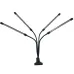 Фитолампа для растений Plant GrowLight светодиодная с таймером черная