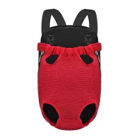 Рюкзак-кенгуру для животных No Brand SY210814 L контейнер котам собакам Красный