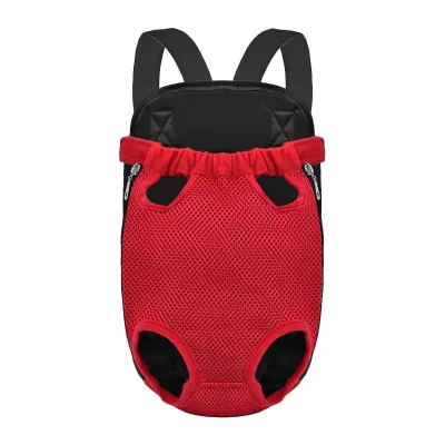 Рюкзак-кенгуру для животных No Brand SY210814 L контейнер котам собакам Красный