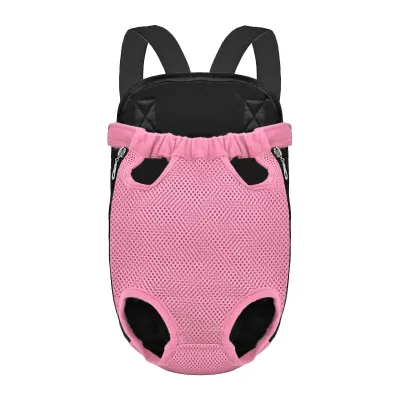 Рюкзак-кенгуру для животных No Brand SY210814 L переноска котам собакам Розовый