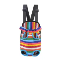 Рюкзак-кенгуру для животных No Brand DT834 Rainbow M переноска котам собакам