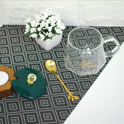 Сувенирный подарочный набор No Brand A28 чашка+ложка Dark Green