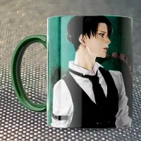 Чашка Fan Girl Леви Атака титанов - Attack on Titan (14924) 330 мл Зеленый Чашка Fan Girl Леви Атака титанов - Attack on Titan (14924) 330 мл Зеленый