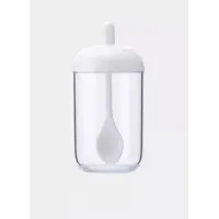 Банка No Brand с ложкой для специй, соли, сахара Белый (hub_r7fu9n) Банка No Brand с ложкой для специй, соли, сахара Белый (hub_r7fu9n)