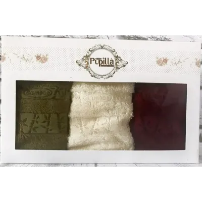 Комплект 3 кухонных полотенца Bamboo Erden 30х50см Pupilla DP69987