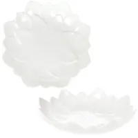 Фарфоровые блюда Bona White aster в наборе 4 штуки 20 см DP115000 Фарфоровые блюда Bona White aster в наборе 4 штуки 20 см DP115000