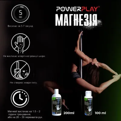 Магнезия жидкая PowerPlay 200 мл Магнезия жидкая PowerPlay 200 мл