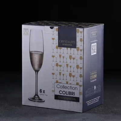 Набір бокалів Bohemia Colibri (Gastro) 220 мл для шампанського 6 шт (4S032 220 BOH) Набір бокалів Bohemia Colibri (Gastro) 220 мл для шампанського 6 шт (4S032 220 BOH)