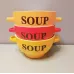 Набір бульйонниць-піал з ручками 650 мл 6 шт кераміка SOUP SNT 20338 Набір бульйонниць-піал з ручками 650 мл 6 шт кераміка SOUP SNT 20338