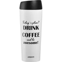 Термочашка Coffee time Awesome 450 мл Ardesto AR2645DMW Термочашка Coffee time Awesome 450 мл Ardesto AR2645DMW