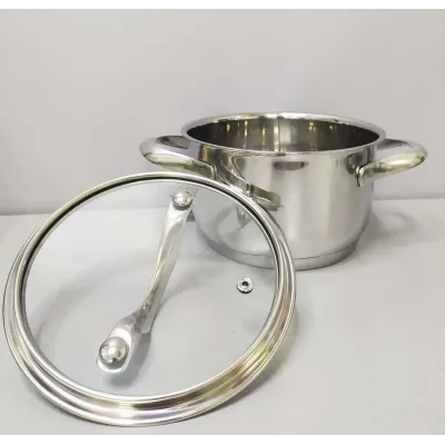 Кастрюля из нержавеющей стали d-16 см 1,6 л Lessner 55877-16