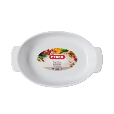 Форма овальная для выпекания Pyrex Signature 30х20 см Белая (SG30OR1) Форма овальная для выпекания Pyrex Signature 30х20 см Белая (SG30OR1)