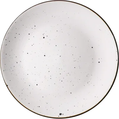 Тарілка десертна Ardesto Bagheria Bright white 19 см (AR2919WGC)