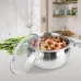 Кастрюля с крышкой Maestro MR-3516-18 3л Хром