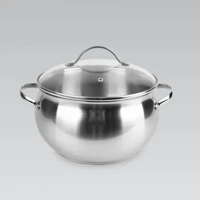 Кастрюля нержавеющая Maestro MR-3516-24 240 мм 6 л Хром