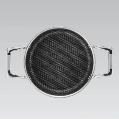 Кастрюля профессиональная с крышкой Maestro MR-3504-20 3.1 л Хром