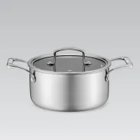Кастрюля профессиональная с крышкой Maestro MR-3504-20 3.1 л Хром
