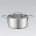 Кастрюля профессиональная с крышкой Maestro MR-3504-20 3.1 л Хром