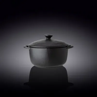 Горщик для запікання з кришкою 18см/0.6л Wilmax Slatestone Black WL-661140/A Горщик для запікання з кришкою 18см/0.6л Wilmax Slatestone Black WL-661140/A