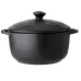 Горщик для запікання з кришкою 18см/0.6л Wilmax Slatestone Black WL-661140/A