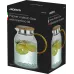Глечик Ardesto Dew з бамбуковою кришкою боросилікатне скло 1500 мл (AR2615PG)