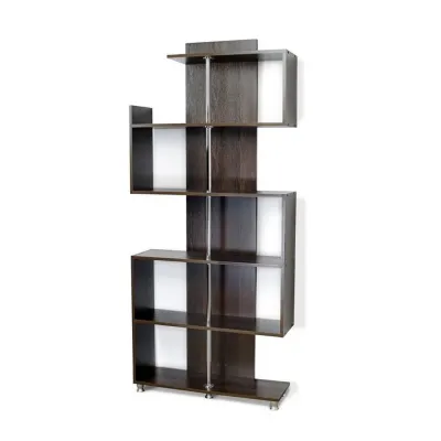 Полка напольная Тиса Мебель М-5 Тёмный орех 191x27x83.2 см