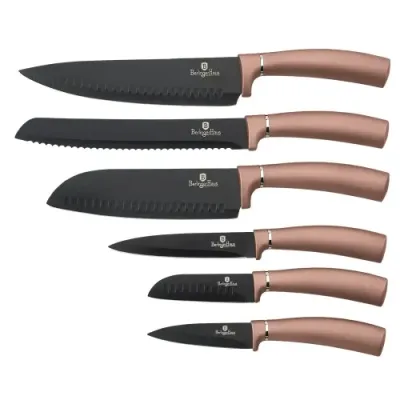 Набор ножей из 6 предметов Berlinger Haus Metallic Line Rose Gold Edition (BH-2543)