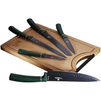 Набір ножів з дошкою Berlinger Haus Emerald Collection (BH-2551) Набір ножів з дошкою Berlinger Haus Emerald Collection (BH-2551)