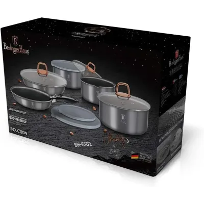 Набор посуды 12 предметов Berlinger Haus Moonlight Collection (BH-6102)
