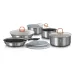 Набор посуды 12 предметов Berlinger Haus Moonlight Collection (BH-6102)