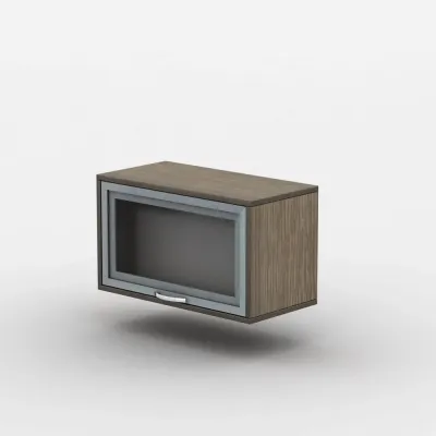 Полиця навісна Тиса Мебель ПН-8 Венге 300x300x600 мм