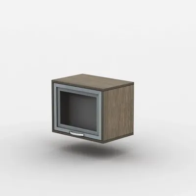 Полка навесная Тиса Мебель ПН-7 Венге 300x300x450 мм