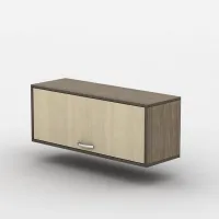 Полка навесная Тиса Мебель ПН-3 Венге дуб молончый 400x300x900 мм