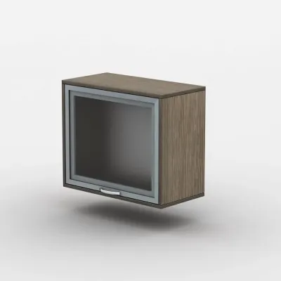 Полка навесная Тиса Мебель ПН-11 Венге 400x300x600 мм