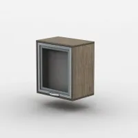 Полиця навісна Тиса Мебель ПН-10 Венге 400x300x450 мм Полиця навісна Тиса Мебель ПН-10 Венге 400x300x450 мм