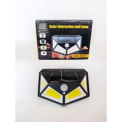 Вуличний ліхтар на сонячних батареях з датчиком руху Solar Wall Lamp SH-100