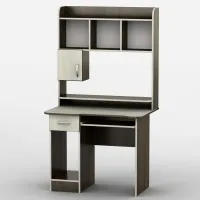 Компьютерный стол Тиса Мебель Тиса-13 Венге Дуб молочный 1700x650x950 мм