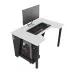 Геймерский игровой стол ZEUS™ GAMER-1 черный/белый