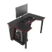 Геймерский игровой стол ZEUS™ GAMER-1 черный/красная кромка