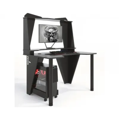 Геймерский игровой стол ZEUS™ IVAR-3 (1400 мм) черный