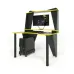 Геймерский игровой стол ZEUS™ IVAR-3 (1400 мм) черный/желтый