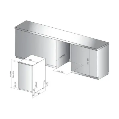 Посудомоечная машина Whirlpool WSIC 3M27 C