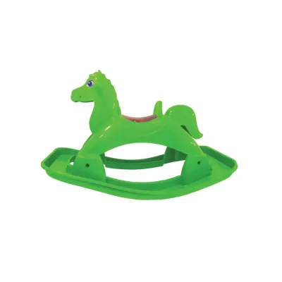 Лошадка-качалка музыкальная Doloni Toys 05550/6 Зелёная Лошадка-качалка музыкальная Doloni Toys 05550/6 Зелёная