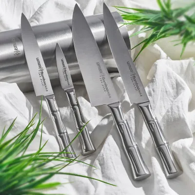 Набор из 4 ножей и подставки Samura Bamboo в подарочной коробке (SBA-05) Набор из 4 ножей и подставки Samura Bamboo в подарочной коробке (SBA-05)