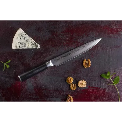Кухонний ніж для тонкої нарізки 200 мм Samura Damascus (SD-0045)