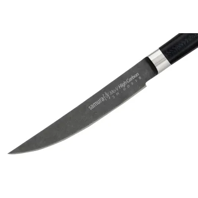 Нож кухонный стейковый 120 мм Samura MO-V Stonewash (SM-0031B) Нож кухонный стейковый 120 мм Samura MO-V Stonewash (SM-0031B)