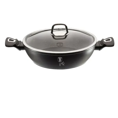 Сотейник Berlinger Haus Black Silver 28см с крышкой (BH-1850)