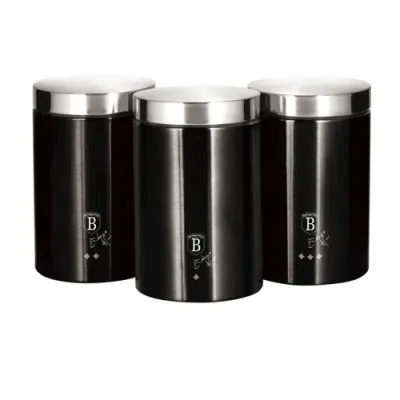 Набор контейнеров Berlinger Haus Black Silver Collection (BH-6296)