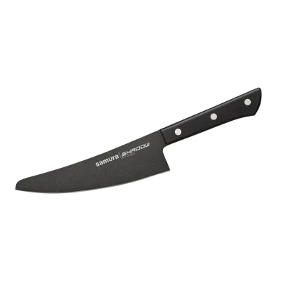 Ніж кухонний малий Шеф 166 мм Samura Shadow (SH-0083) (44002)