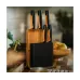Набор кухонных ножей с бамбуковым блоком Fiskars Functional Form ™ 5 шт 1057552 Набор кухонных ножей с бамбуковым блоком Fiskars Functional Form ™ 5 шт 1057552